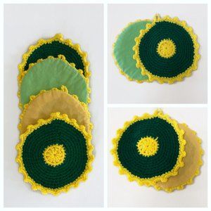 Crochet pot holders, Handmade gift set